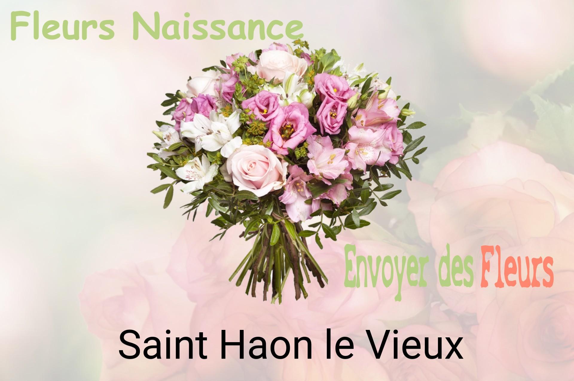 Bouquet de fleurs de naissance livré à Saint-Haon-le-Vieux